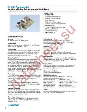 GLC40-12G datasheet  